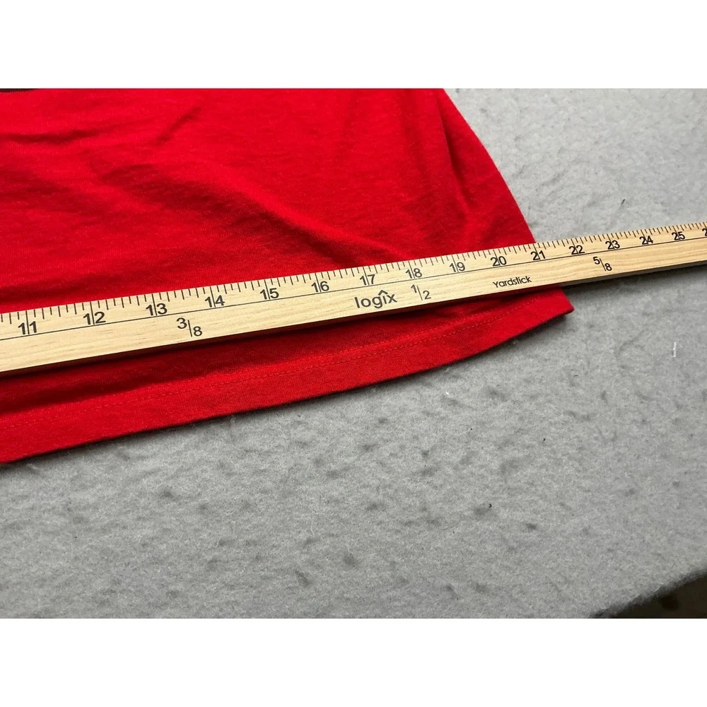 Sesame Street Vintage Elmo Big Face Graphic‎ T-Shirt Red Large 2009 Streetwear